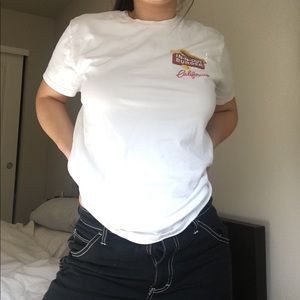 In-N-Out Burger California White Tee Shirt